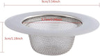 Mtsooning 2PCS Kitchen Sink Strainer, 3.5" Diameter Stainless Steel Drain Cover - Image 3