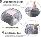 Collapsible Laundry Basket, 90L Foldable Pop-up Laundry Hamper - Image 4