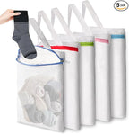 5-Pack Sock Laundry Bags with Metal Hooks, 10x12 Inch Mesh Washing Machine Bags by Unknown