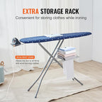 VEVOR Ironing Board with Bottom Storage Tray, Thickened 4 Layers Iron Board - Image 4