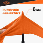 TitanFlex Heavy Duty Orange Industrial Nitrile Gloves - Image 9