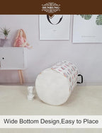 HUNRUNG Laundry Hamper, Large Canvas Fabric Lightweight Storage Basket Toy - Image 4