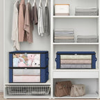 HomeHacks Storage 3-Pack Clothes Organizer Storage Bags Foldable Storage Box - Image 6