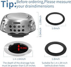 3 in 1 Bathtub Stopper, Bathtub Drain Hair Catcher, Replaces Lift and Turn - Image 5