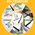Mini Mop and Cleaning Brush Set, Foldable Self-Squeeze Sponge Mini Mop & Hard - Image 7