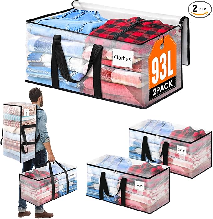 BlissTotes 2-Pack Large Moving Bags by BlissTotes