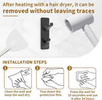 Self Adhesive Coat Hooks for Hanging: Heavy Duty Stainless Wall Hook for Towel - Image 4
