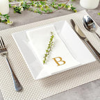 Luxenap 15.8 X 7.9 Inch Linen-Feel Guest Towels, 2000 Lettered Hand Towels - Image 4