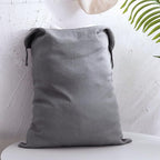 Amazhiyu Pure Linen Over The Door Laundry Hanging Hamper Bag - Image 3