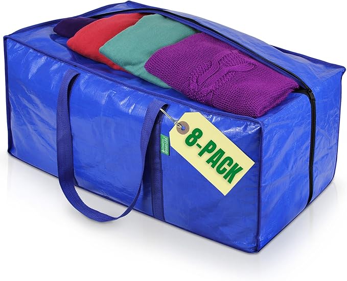 Creative Green Life Extra Large Moving Bags and Clothing Storage Bins - Image 7