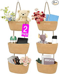 2Pack Over The Door Hanging Basket, 3 Tier Hanging Baskets by Unknown