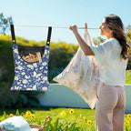 3 Pcs Butterfly and Floral Clothespin Bag - Image 2