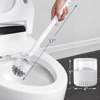 BOOMJOY Toilet Bowl Brush and Holder, 2 Pack Toilet Brush and Holder Set - Image 8