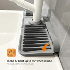 Faucet Mat for Kitchen Sink, 17.7"X5.5" Silicone Sink Splash Guard - Image 3