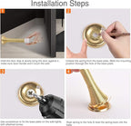 14 Pack Spring Door Stopper Bright Brass - Image 5
