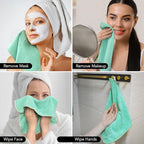 SINLAND Microfiber Facial Cloths Fast Drying Washcloth 12inch x 12inch - Image 8