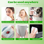 Disposable Face Towels 100 Count, Biodegradable Facial Towels - Image 4