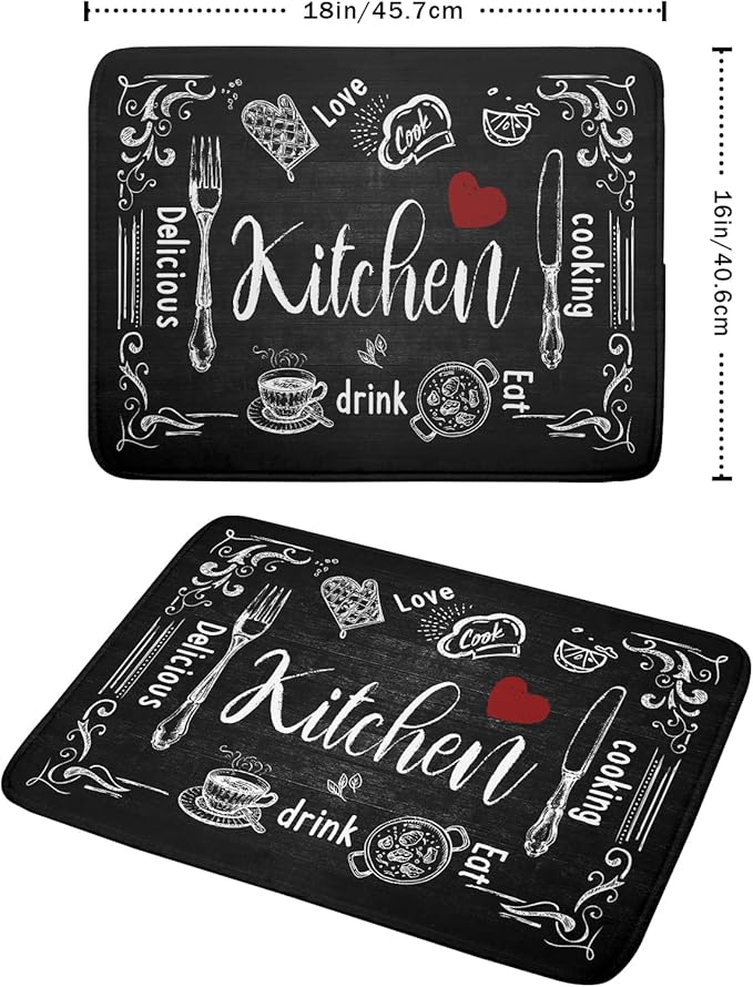 Dish Drying Mats for Kitchen Counter 16 x 18 Inch, Kitchen Drying Mat - Image 2
