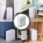 funest Bathroom Trash Can, 3.3 Gallon Slim Trash Can - Image 5