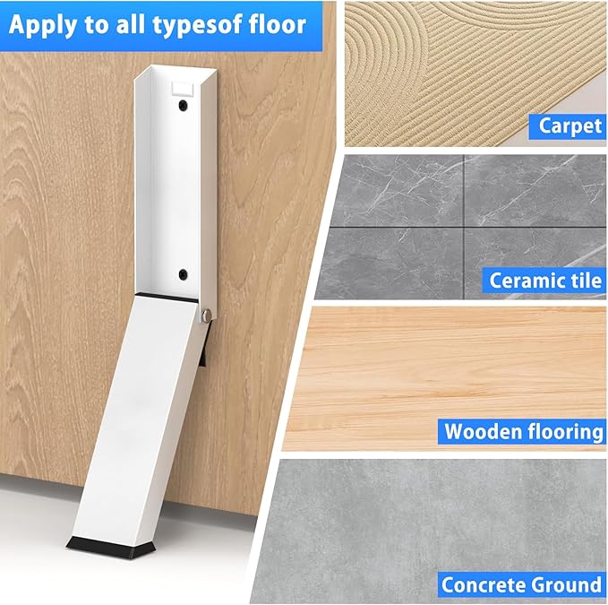 Door Stopper, No Drilling Door Stoppers, Kick Down Door Stop - Image 7