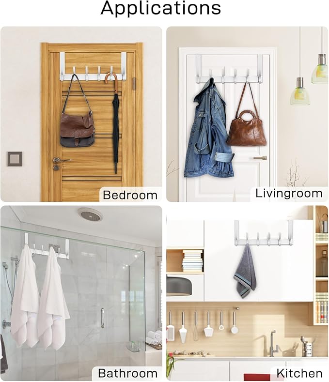 Over The Door Hooks, Door Hanger Hooks - Image 6