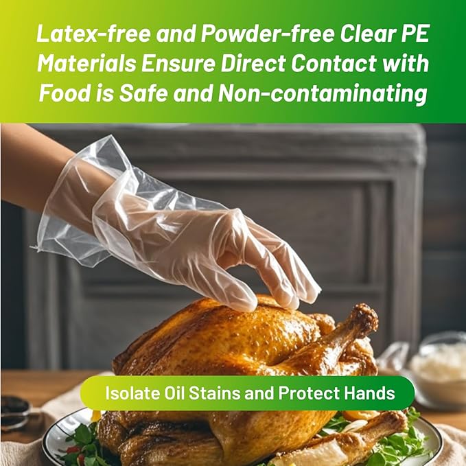 Disposable TPE Cooking Gloves, Latex & Powder Free, Food safe - Image 6