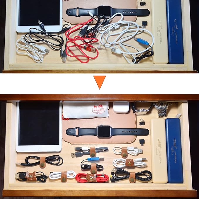 CAILLU Cord Organizer, Cord Keeper, Cable Organizer USB Holder, Cable Management - Image 8