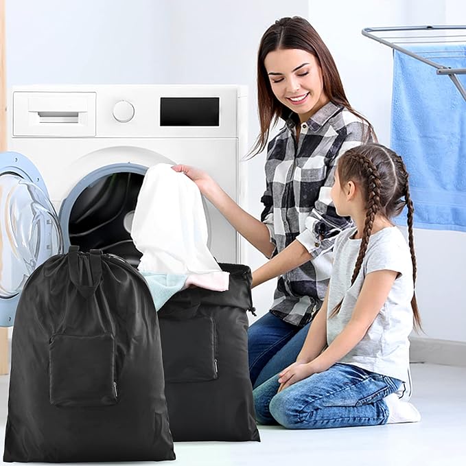 JHX Travel Laundry Bag, Dirty Clothes Organizer【Upgraded】with Handles and - Image 7