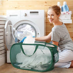 2 Pcs Durable Collapsible Laundry Baskets - Image 2