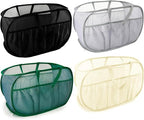 Collapsible Laundry Baskets, Upgrade Pop Up Laundry Hamper by BATTOO