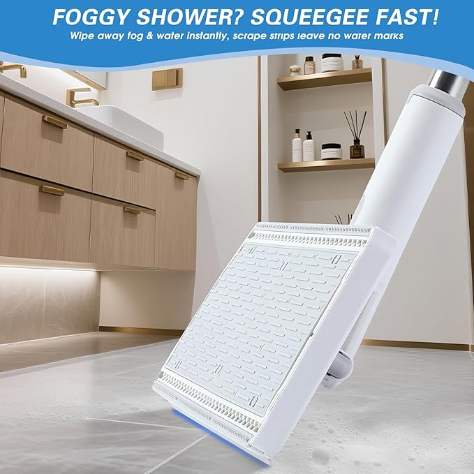 Disposable Dust Mop with 3 Shiny Cleaning Wipe Cloths, 360°Spin No Wash Mop - Image 7