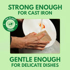 Biodegradable Natural Kitchen Sponges Pack of 6 - Image 3