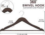 Utopia Home Premium Wooden Hangers 30 Pack - Image 2