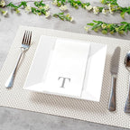 Luxenap 15.8 X 7.9 Inch Linen-Feel Guest Towels, 50 Lettered Hand Towels - Image 3