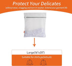 Polecasa 3Pcs 16 x 20 Inches Extra Durable 125g Diamond Mesh Laundry Bags - Image 2