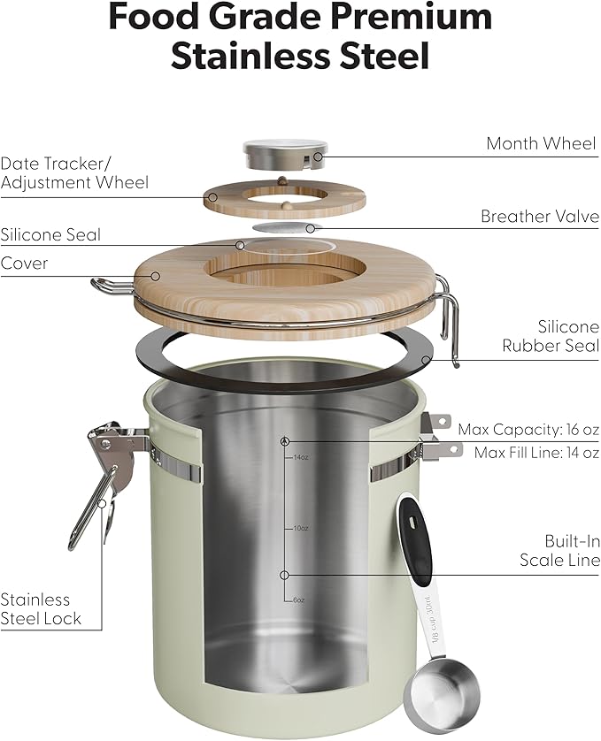 Veken Coffee Sugar Canister - Image 8