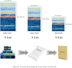 SEMAXE Bath Towel Set of 8 Include 2 Bath Towels, 2 Hand Towels, 4 Washcloths - Image 2