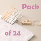 PURIPUFF 24 Pack Clothes Pins Clothes Peg Clip Pins - Image 4
