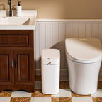 MOPUP Bathroom Trash Can, Automatic Bagging Garbage Can, 3.5 Gallon Slim Smart - Image 9