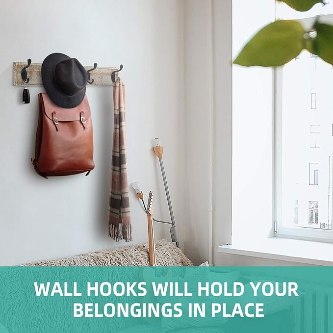Coat Rack Wall Mounted, Entryway Wall Coat Rack - Image 7