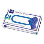 Medline FitGuard Touch Nitrile Exam Gloves, Powder Free, Disposable, Not Made by FITGUARD