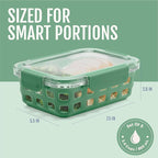Ello Duraglass 3.4 Cup Meal Prep Sets 10Pc, 5 Pack Set- Glass Food Storage - Image 4