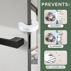 6 Pack Door Finger Pinch Guard, Anti Door Slam Stopper, Cat Toddler Door Stopper - Image 4
