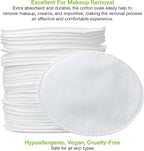 ForPro Premium 100% Cotton Ovals, Ultra-Plush Extra-Absorbent Lint-Free 3" - Image 5