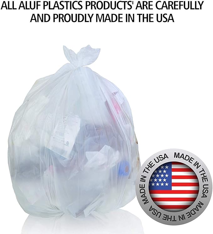 Aluf Plastics 20-30 Gallon Trash Bags Source Reduction Series Value High - Image 6