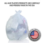 Aluf Plastics 45 Gallon Clear Trash Bags 40" x 48" - Image 6