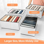 2 Pack Wardrobe Closet Organizer and Storage - Image 7