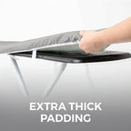 HOME GENIE Ironing Board Cover, Extra Thick Padding, Scorch Resistant Silicone - Image 4