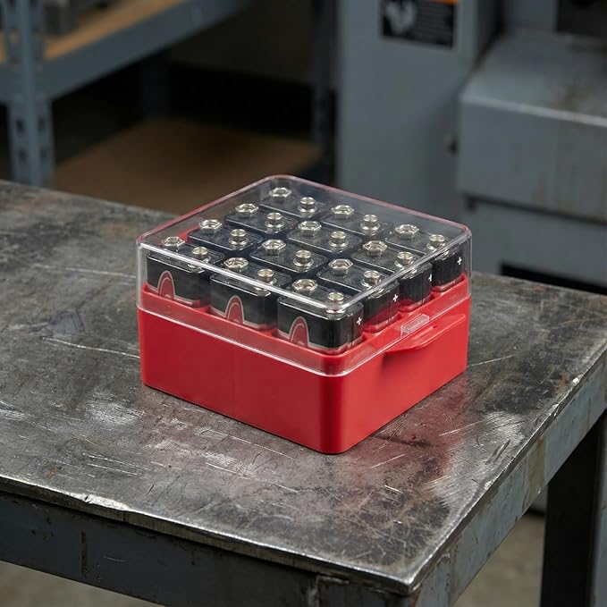 ALCYON Battery Organizer Storage Case, Battery Vault Box Container - Image 9