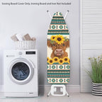 Sprowallow Tribal Cow Sunflower Ironing Board Cover and Pad 15x54 inch Scorch - Image 3